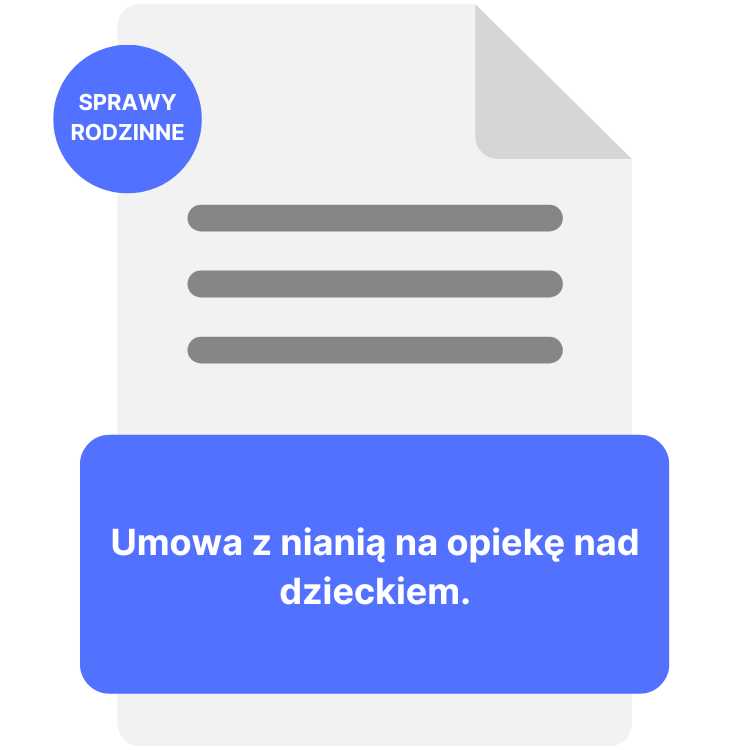 SPRAWY RODZINNE - umow-z-nianią-na-opiekę-nad-dzieckiem